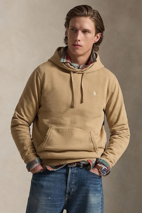 Polo Ralph Lauren hoodie cotton Men's beige 710916690