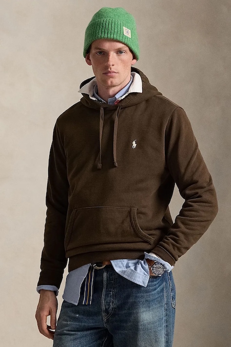 Polo Ralph Lauren hoodie cotton Men's brown 710916690