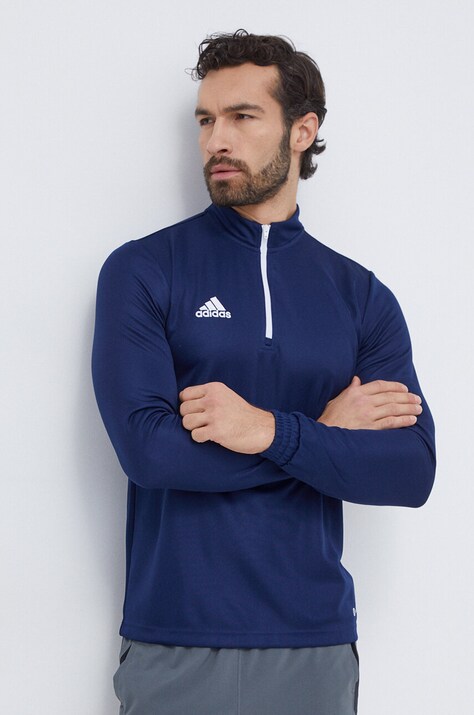 Тренувальна кофта adidas Performance Entrada 22 колір синій з аплікацією