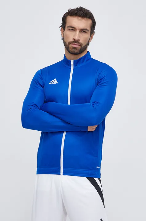 adidas Performance bluza treningowa Entrada 22 kolor niebieski z aplikacją