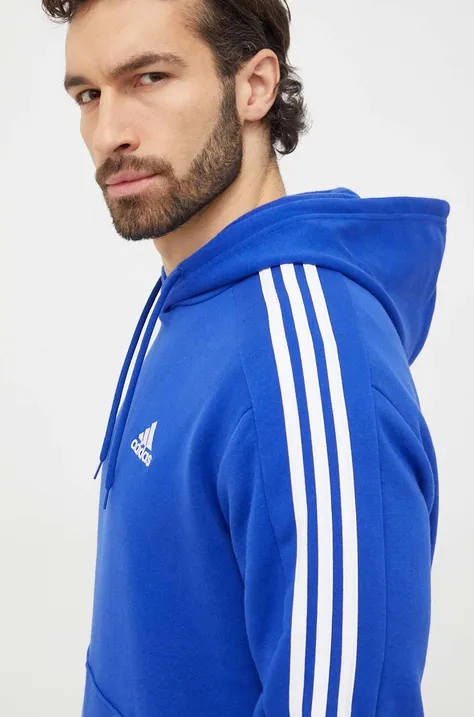 Кофта adidas мужская с капюшоном с аппликацией