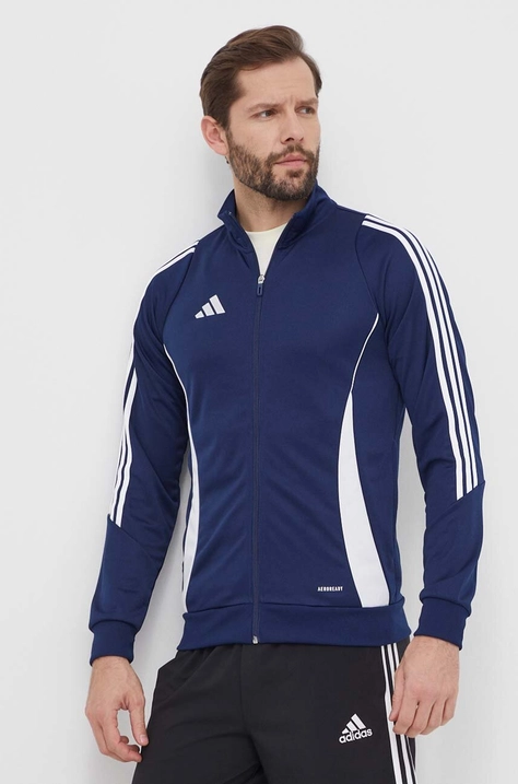 Dukserica za trening adidas Performance Tiro 24 boja: tamno plava, s aplikacijom, IR7498