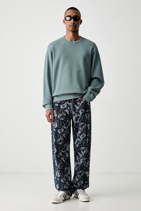 Levi's hanorac pentru bărbați din bumbac THE ORIGINAL HM turcoaz 35909