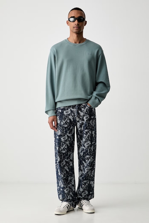 Levi's hanorac pentru bărbați din bumbac THE ORIGINAL HM turcoaz 35909