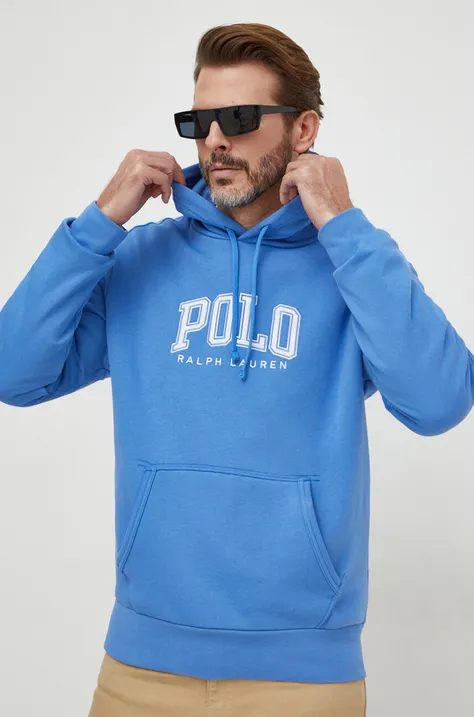 Кофта Polo Ralph Lauren мужская с капюшоном с аппликацией