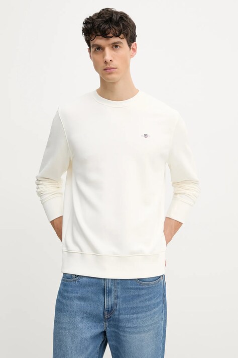 Кофта Gant мужская цвет белый с аппликацией