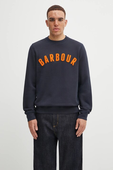 Кофта Barbour чоловіча колір синій меланж