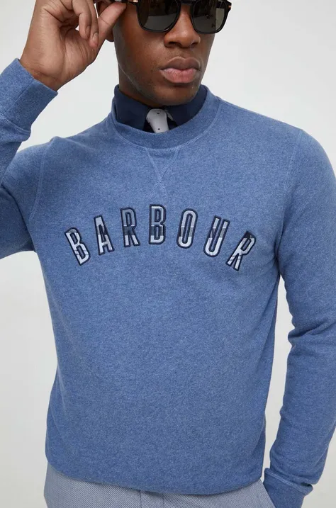Bombažen pulover Barbour moška