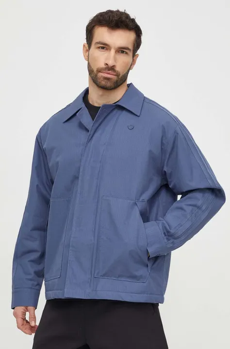 adidas Originals kurtka męska kolor niebieski przejściowa IU2346