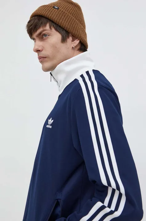 adidas Originals bluza Adicolor Classics Beckenbauer męska kolor granatowy wzorzysta IP0418
