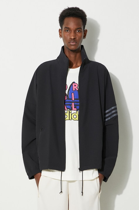 Кофта adidas Originals чоловіча колір чорний з аплікацією