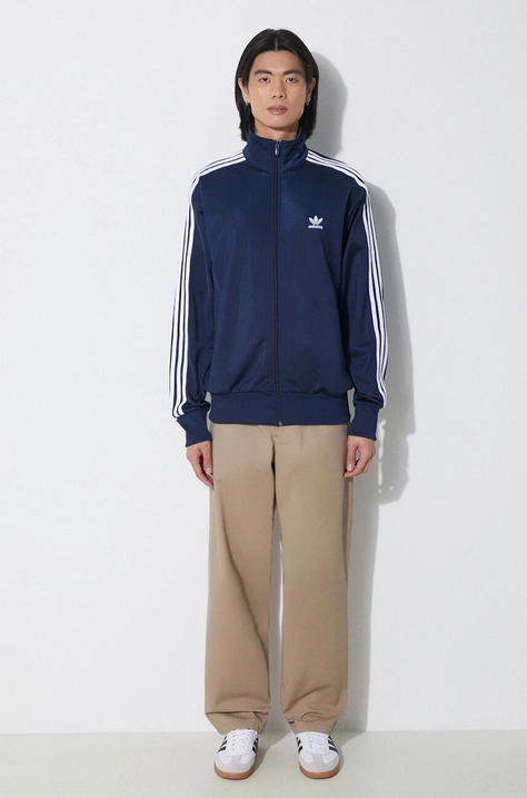 Суичър adidas Originals в тъмносиньо с десен IR9893