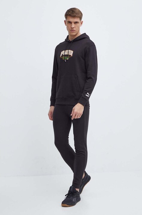 Бавовняна кофта Puma — SS24-BLM0T6, чорний — фото 2