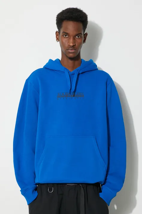 Napapijri sweatshirt B-Box H S 1 men's blue color NP0A4GBEB2L1