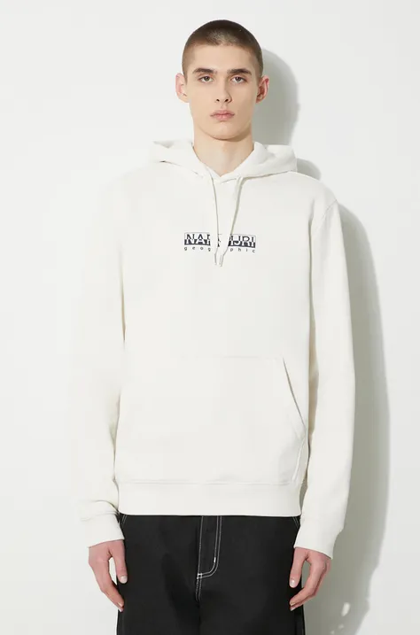 Napapijri sweatshirt B-Box H S 1 men's beige color NP0A4GBEN1A1