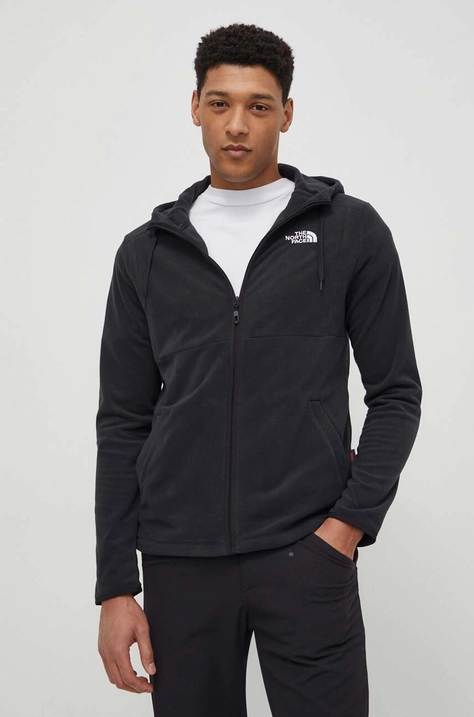 The North Face bluza sportowa Homesafe kolor czarny z kapturem gładka NF0A855JKX71