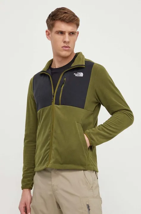 The North Face sportos pulóver Homesafe zöld, mintás