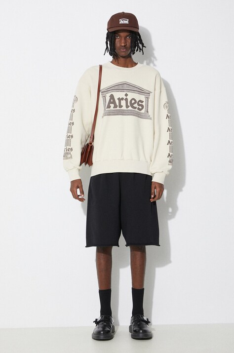 Бавовняна кофта Aries Ancient Column Sweat — фото 2