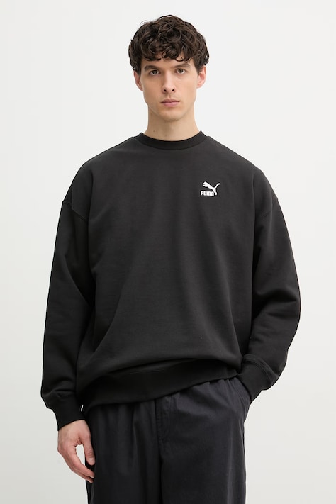 Puma mikina pánská bavlněná BETTER CLASSICS černá 624244