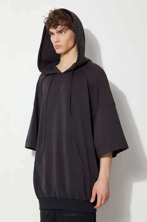 Mikina A.A. Spectrum Arlington Hoodie pánska, čierna farba, s kapucňou, jednofarebná, 81241215