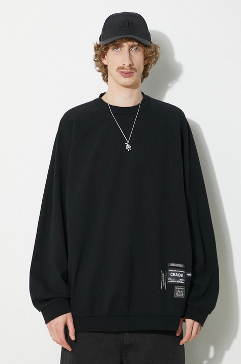 Undercover cotton sweatshirt Pullover men's black color UC1D4808.4