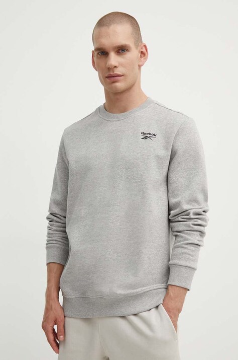 Μπλούζα Reebok Identity χρώμα: γκρι, 100202866