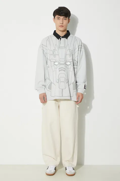 Levi's cotton sweatshirt Levi's® x Gundam SEED gray color A7414.0000