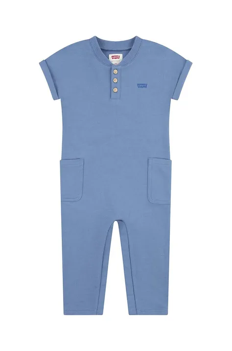 Levi's rampers niemowlęcy LVN SS HENLEY COVERALL