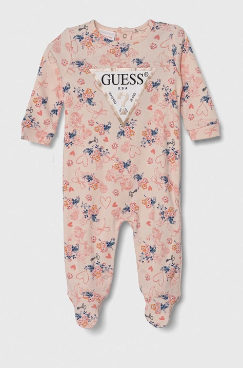 Guess salopete din bumbac pentru bebelusi