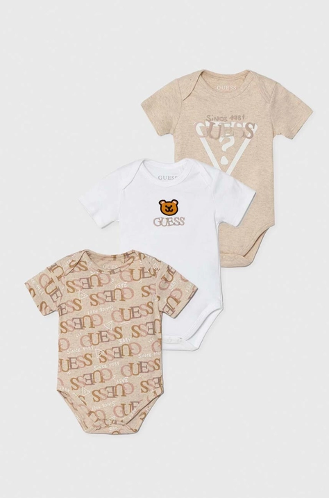 Pamučni bodi za bebe Guess 3-pack