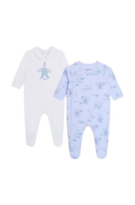 Kenzo Kids salopete din bumbac pentru bebelusi 2-pack