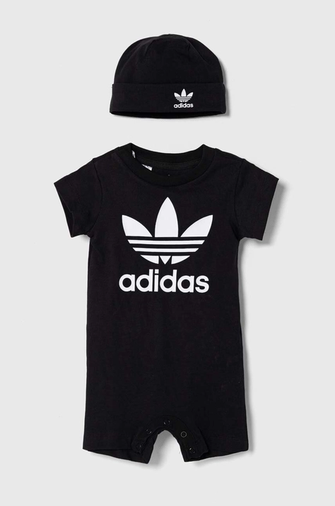 Detské bavlnené dupačky adidas Originals