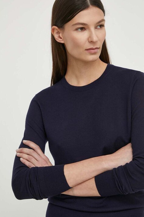 Theory maglione in lana donna colore blu navy