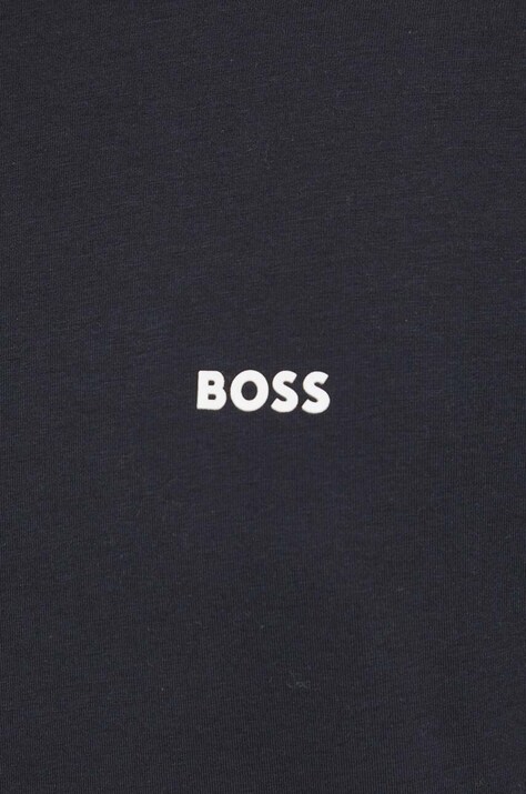 BOSS Green лонгслів чоловічий бавовняний з еластаном Tee Long — фото 5