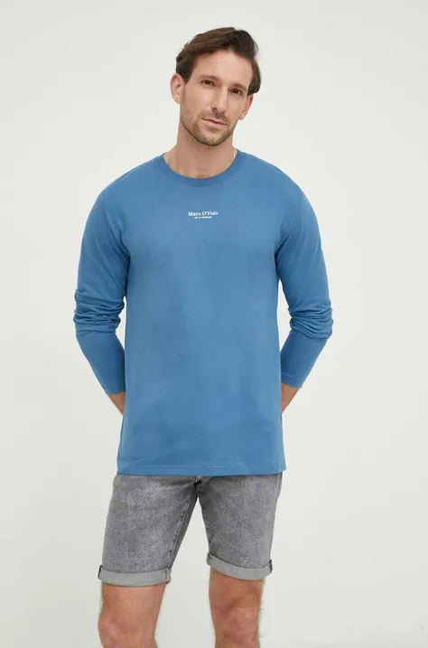 Βαμβακερή μπλούζα με μακριά μανίκια Marc O'Polo 421201252020