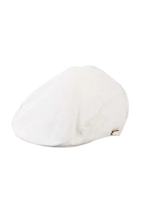 Detská čiapka so šiltom Jamiks ELHAM béžová farba, bavlnený