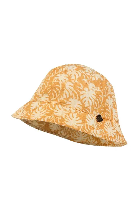 Otroški bombažni klobuk Jamiks GASPARD oranžna barva