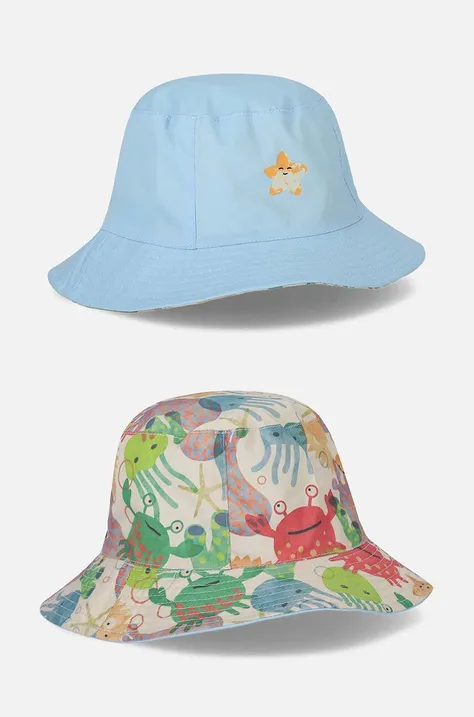 Pamučni dvostrani šešir za djecu Coccodrillo pamučni