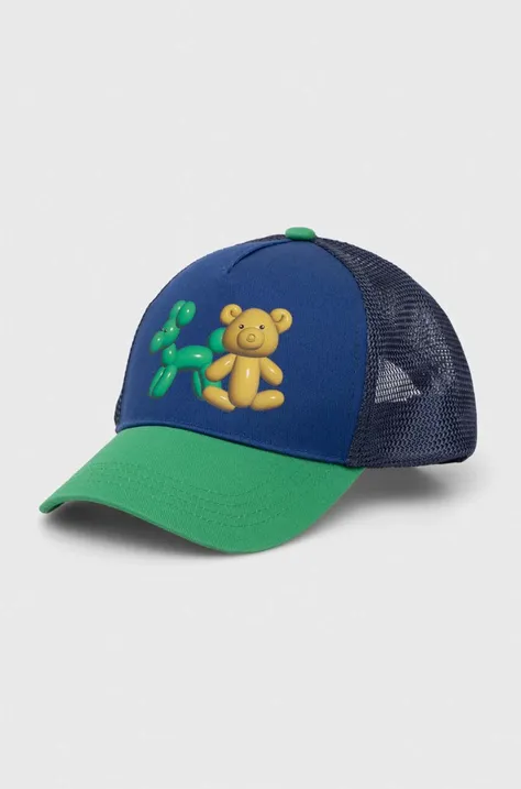 Detská baseballová čiapka United Colors of Benetton s potlačou