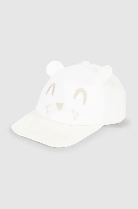 Παιδικό βαμβακερό καπέλο μπέιζμπολ Mayoral χρώμα: μπεζ