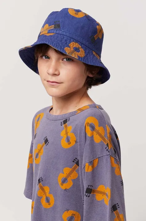 Dječji pamučni šešir Bobo Choses boja: tamno plava, pamučni