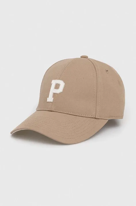 Βαμβακερό καπέλο του μπέιζμπολ Pepe Jeans NOAH JR χρώμα: μπεζ