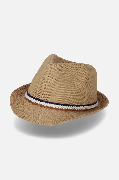 Παιδικό καπέλο Coccodrillo χρώμα: μπεζ