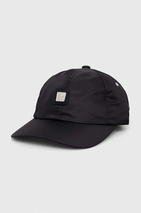 HUGO șapcă culoarea negru, cu imprimeu 50508094