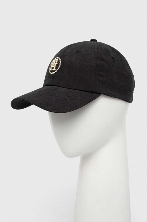 Tommy Hilfiger șapcă culoarea negru, cu imprimeu AW0AW15775