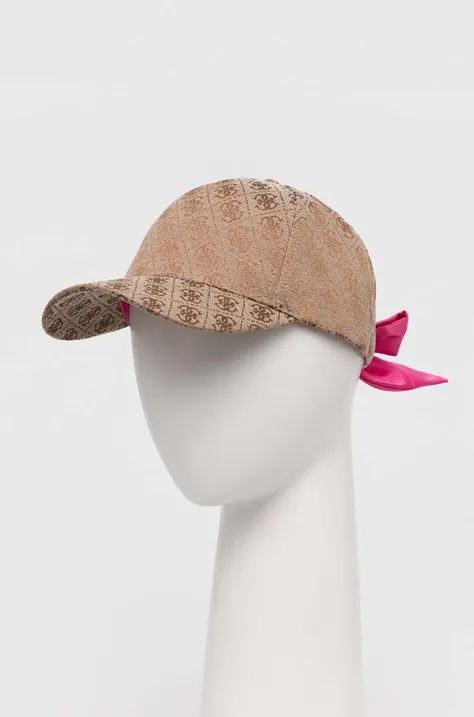 Καπέλο Guess χρώμα: ροζ