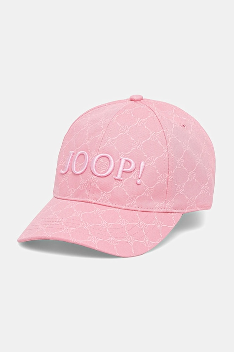 Bavlněná baseballová čepice Joop! béžová barva