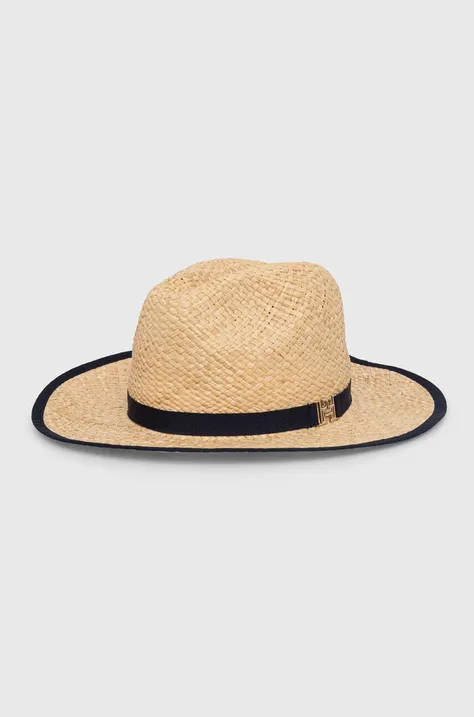 Шляпа Tommy Hilfiger цвет бежевый AW0AW16044