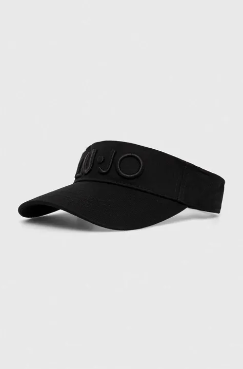 Βαμβακερό καπέλο Liu Jo χρώμα: μαύρο