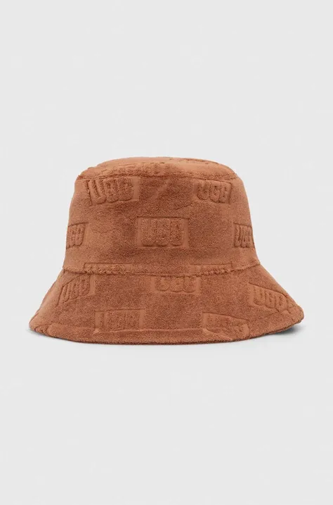 UGG kapelusz kolor brązowy 100680